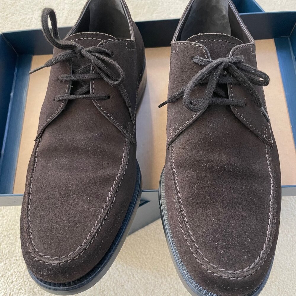 Tod's Lace-ups Mens shoes. Dark brown Suede. Size 6